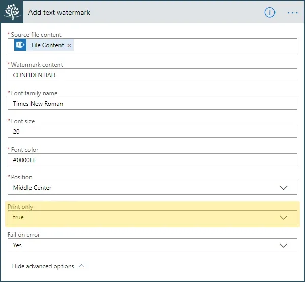 Flow - Text Watermark