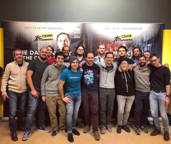 Group of work friends