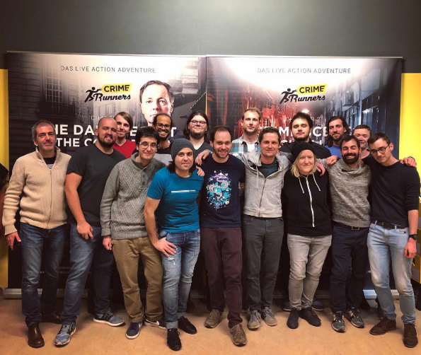 Group of work friends