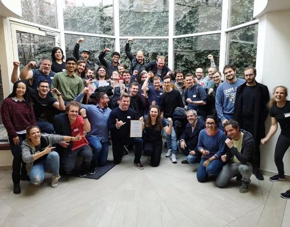 All company group photo