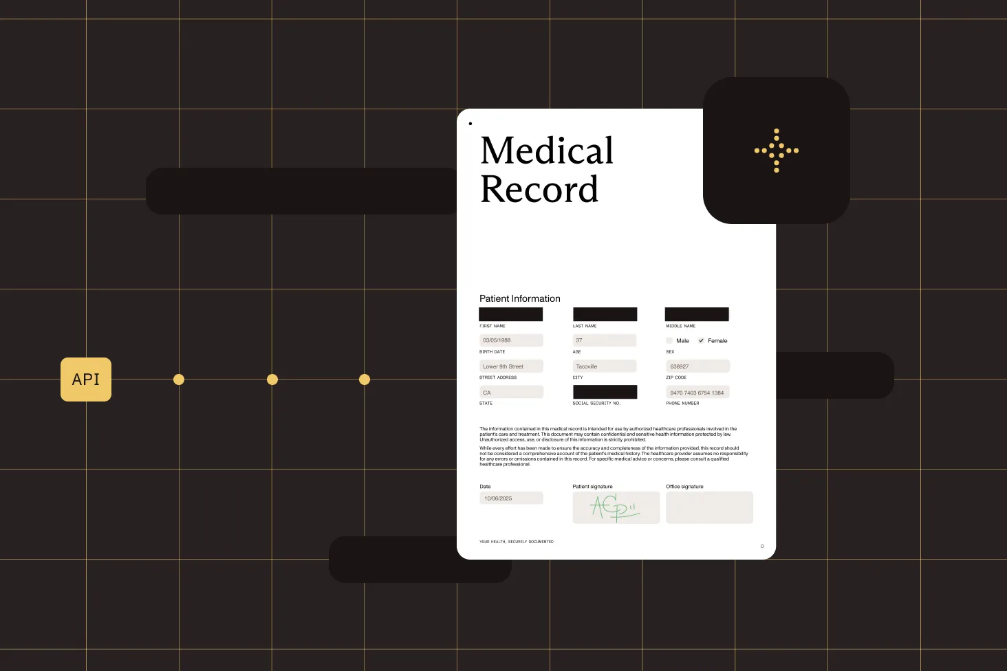 AI redaction API for sensitive data removal