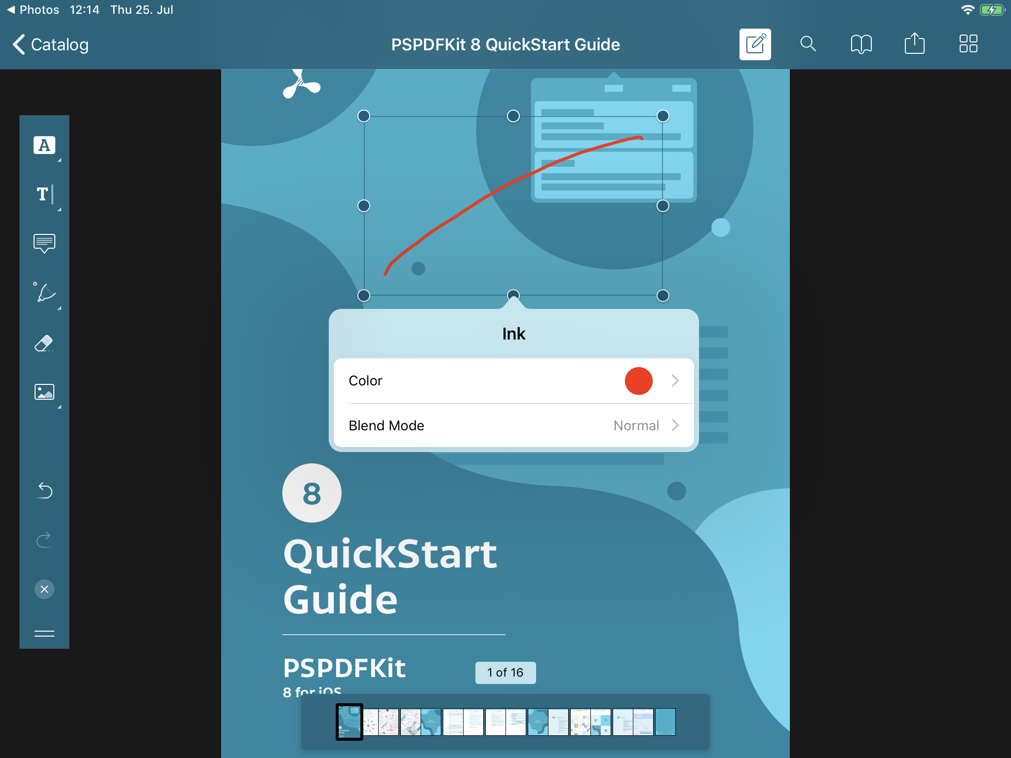 Annotation inspector