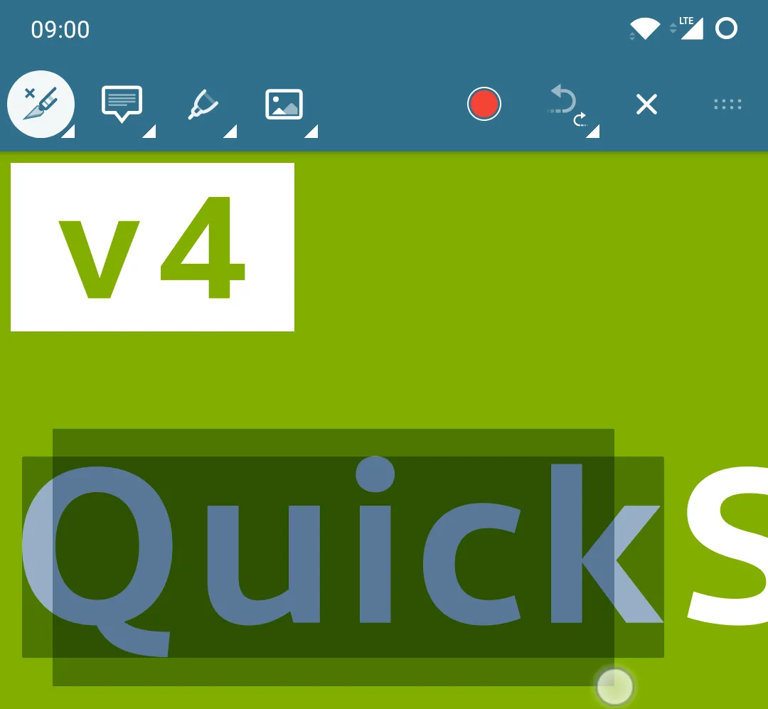 Annotation toolbar tool