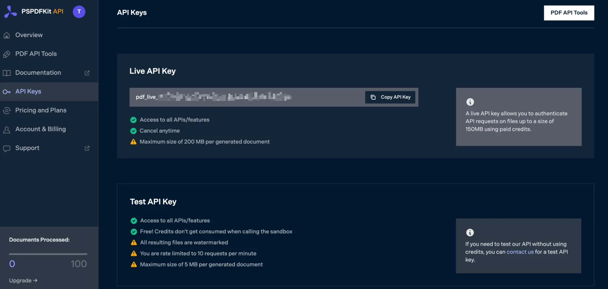 Nutrient API Key