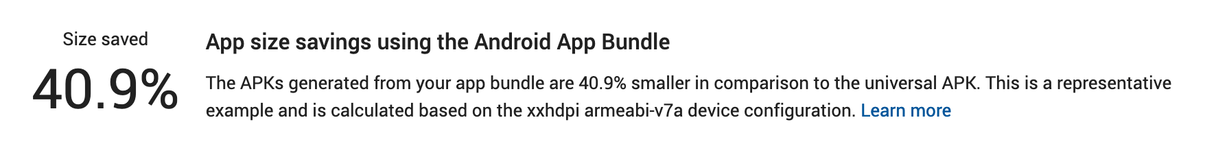 App Bundle Save Percentage