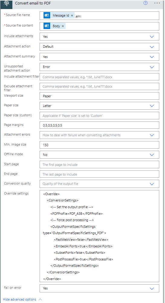 create file power automate