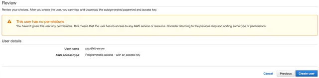 AWS IAM User