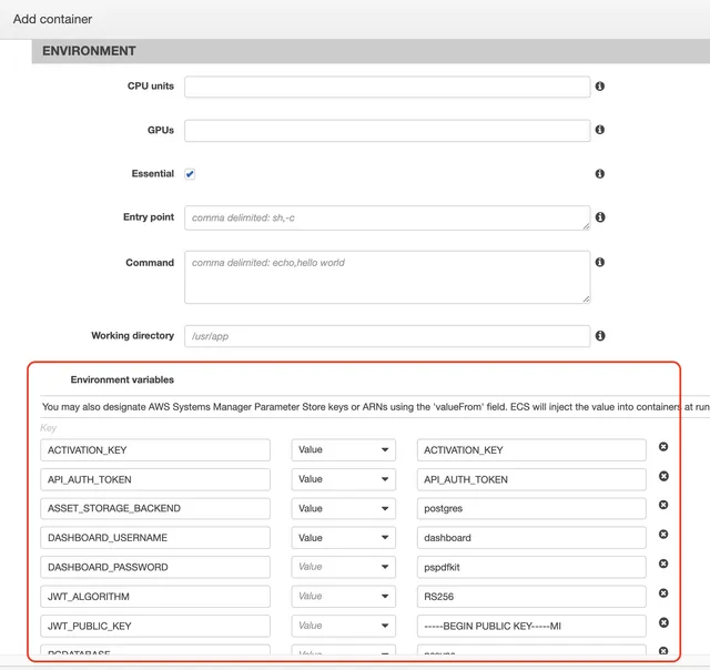 AWS ECR Instructions