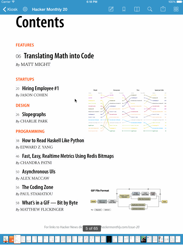 Persistent Back/Forward Buttons