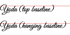 textBaseline position on Firefox