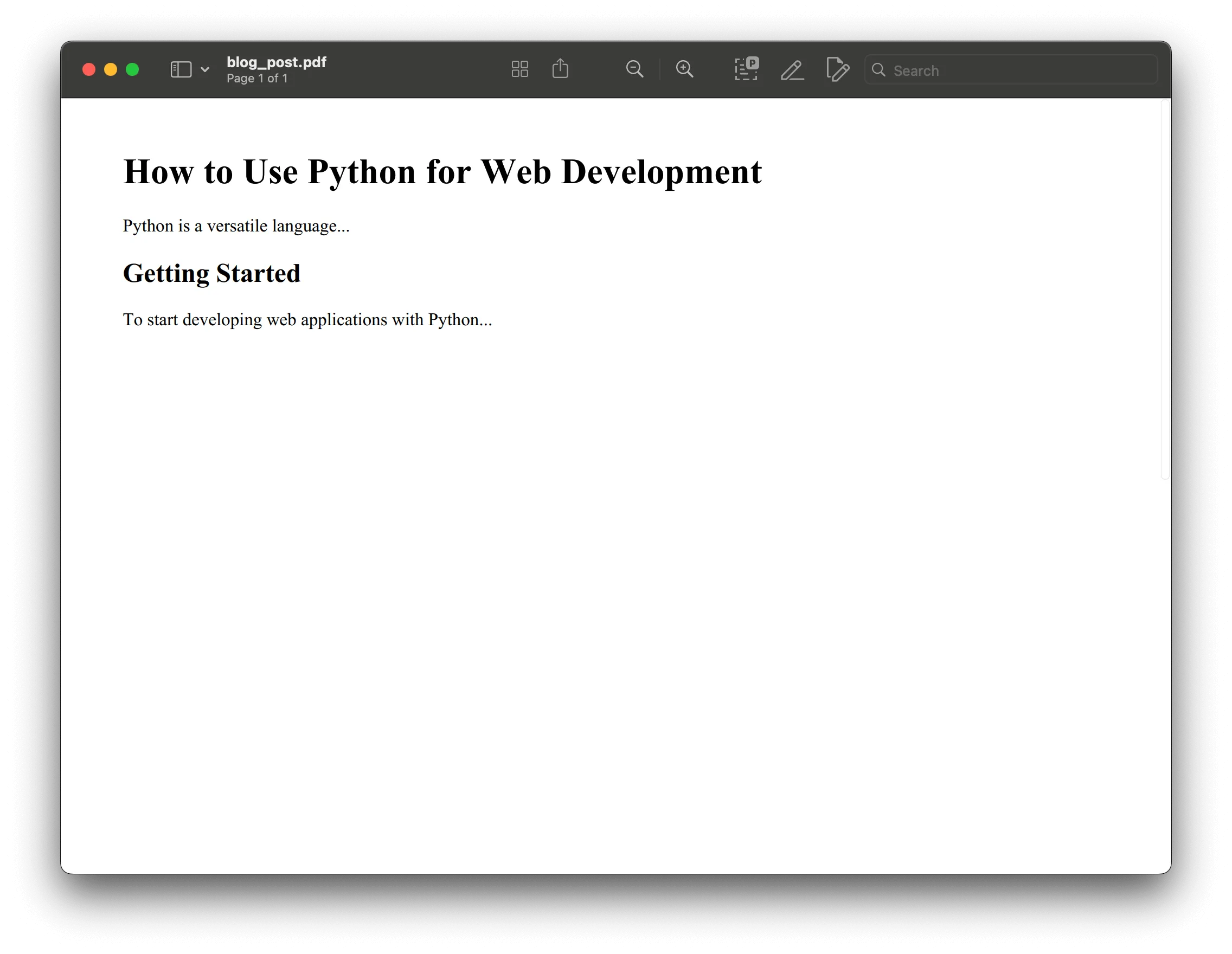 Report HTML to PDF example - Python HTML to PDF conversion