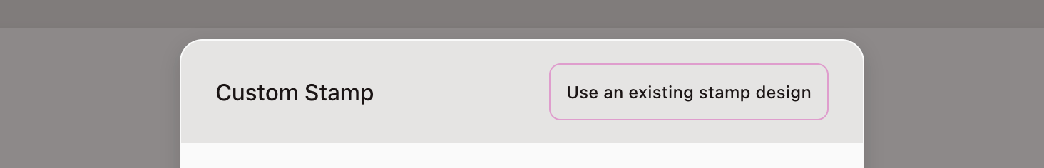 Navigate to Custom Stamp Editor Button