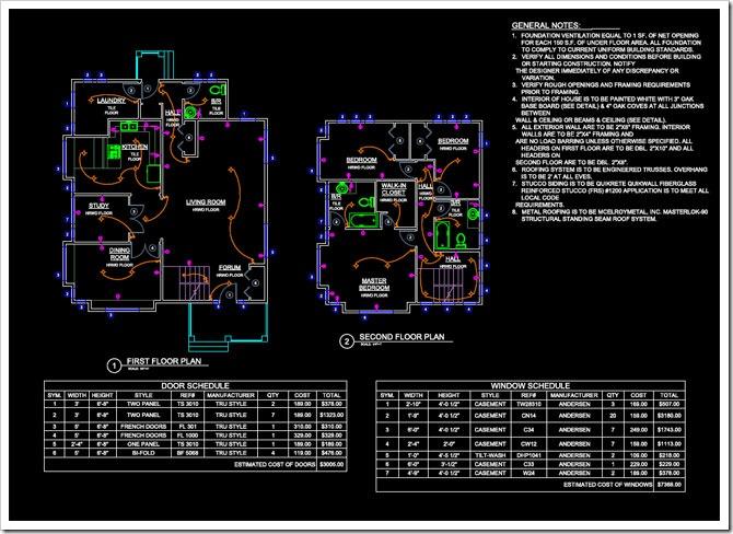 CAD Sample - Black Back