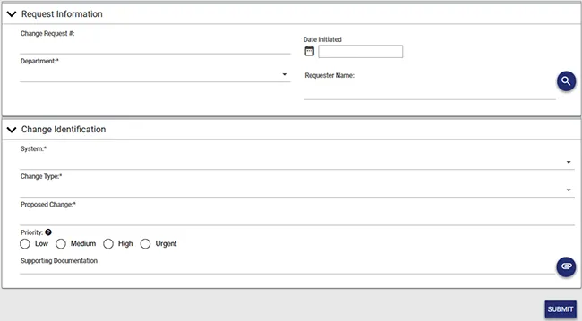 change request form project management