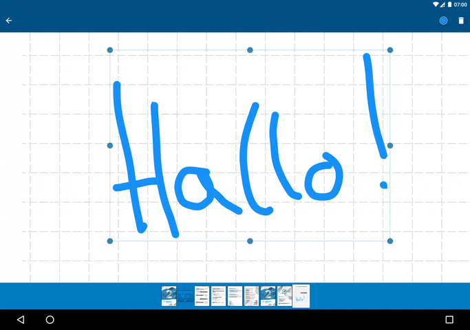 Annotation inspector close button