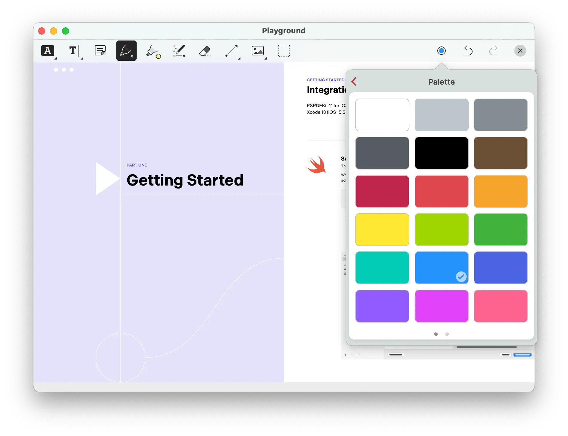 Legacy PSPDFKit Color Picker