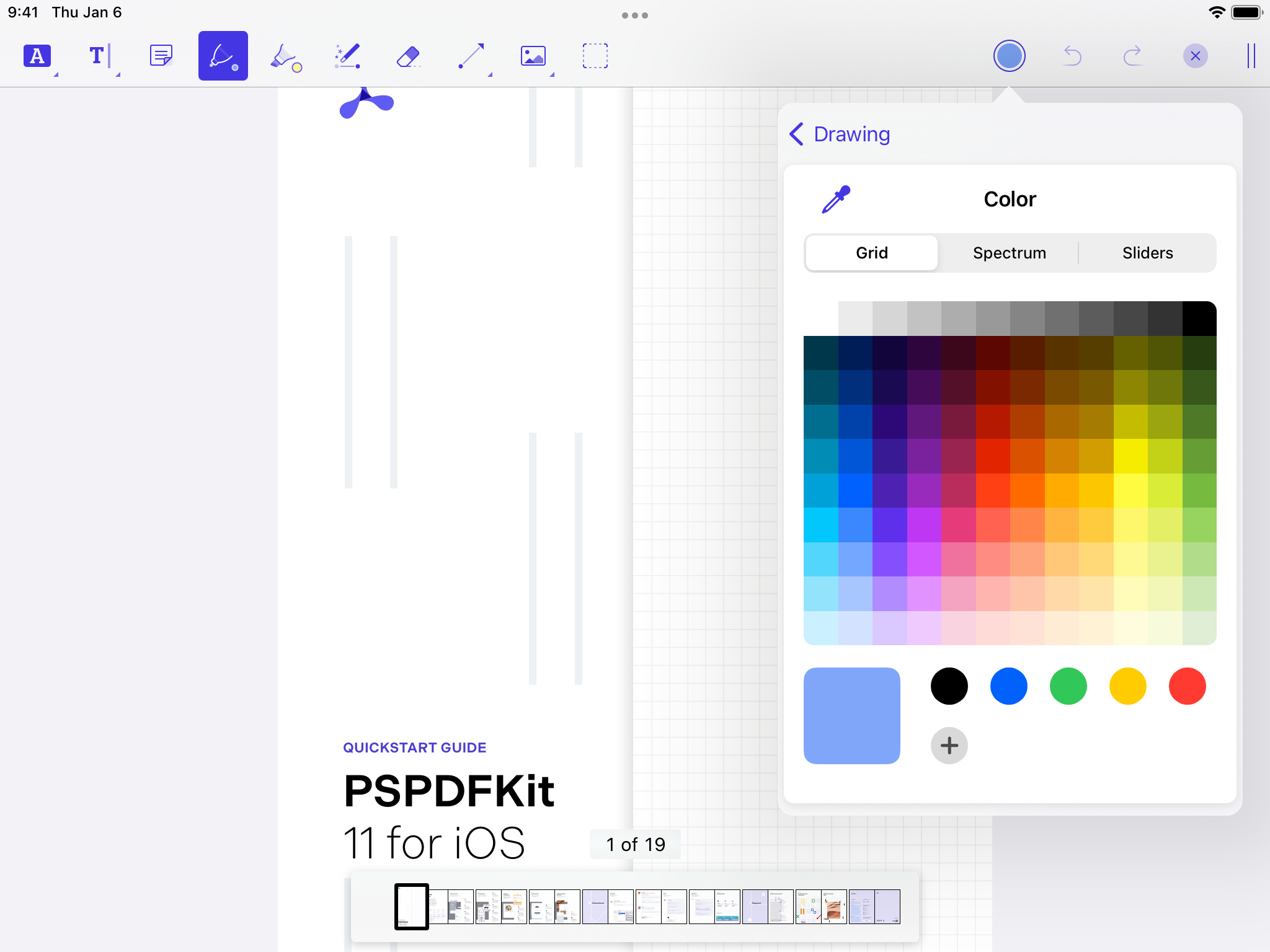 Standard UIKit Color Picker