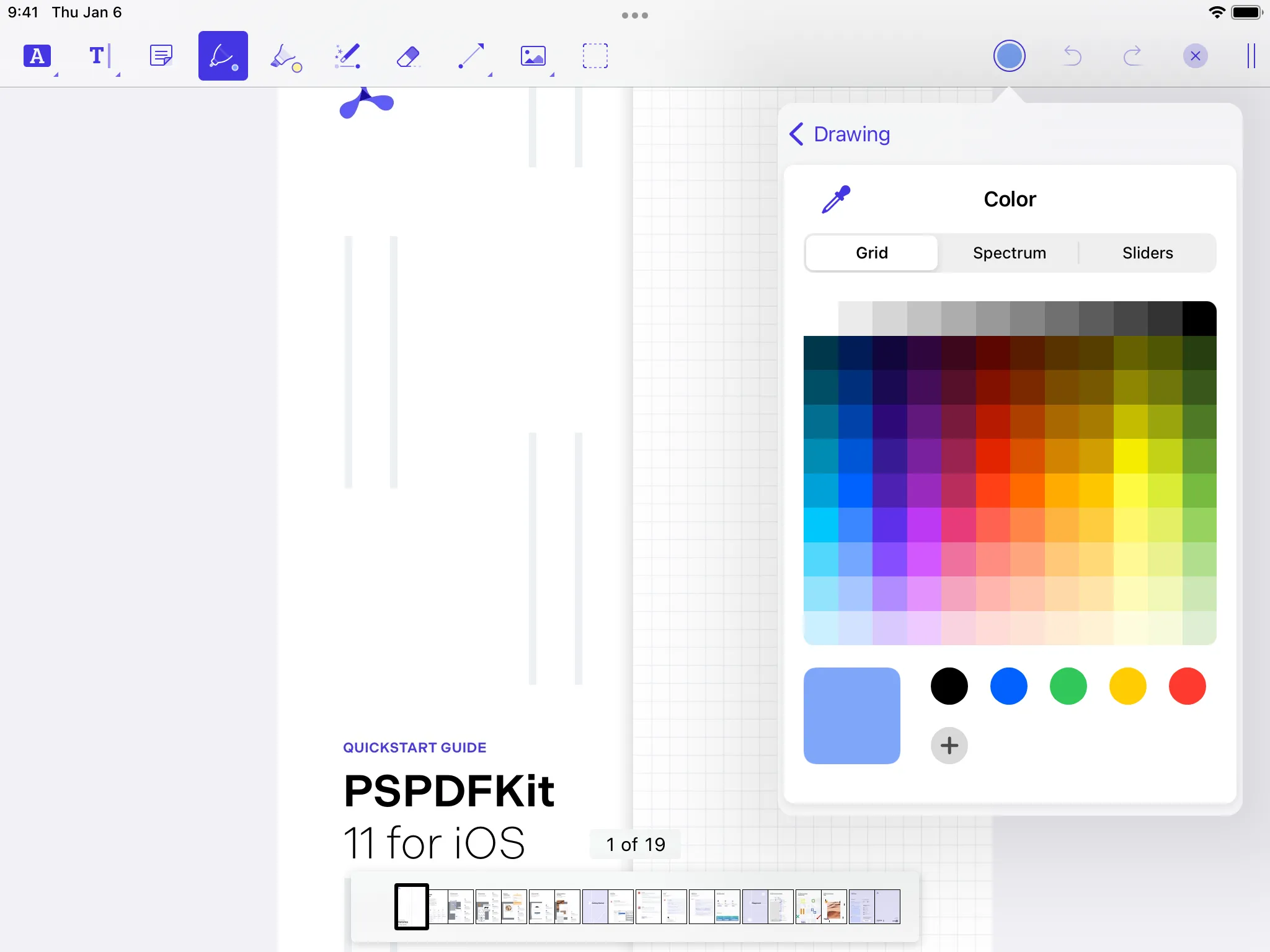 Standard UIKit Color Picker