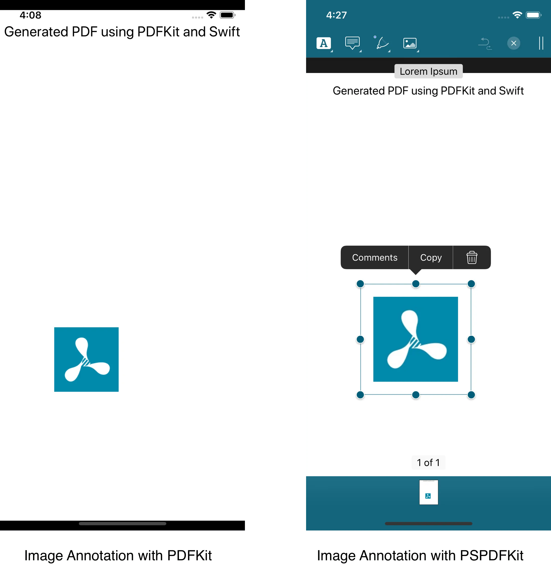 Image Annotation Comparison