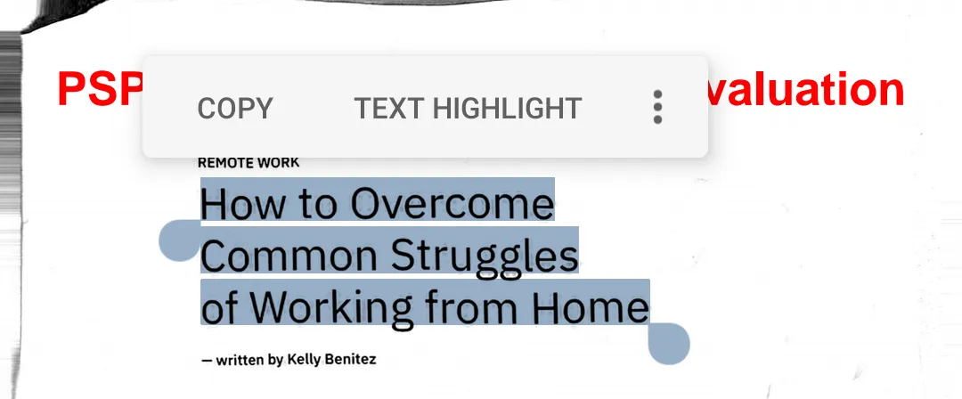 Scanned PDF with text highlighted after running OCR