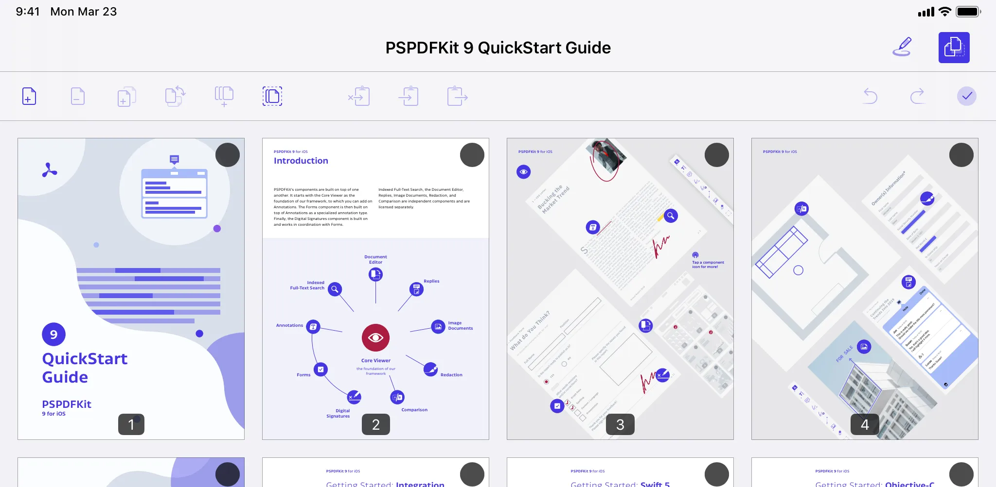 Document Editor Toolbar Top Position