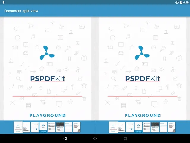 Split Screen Interface