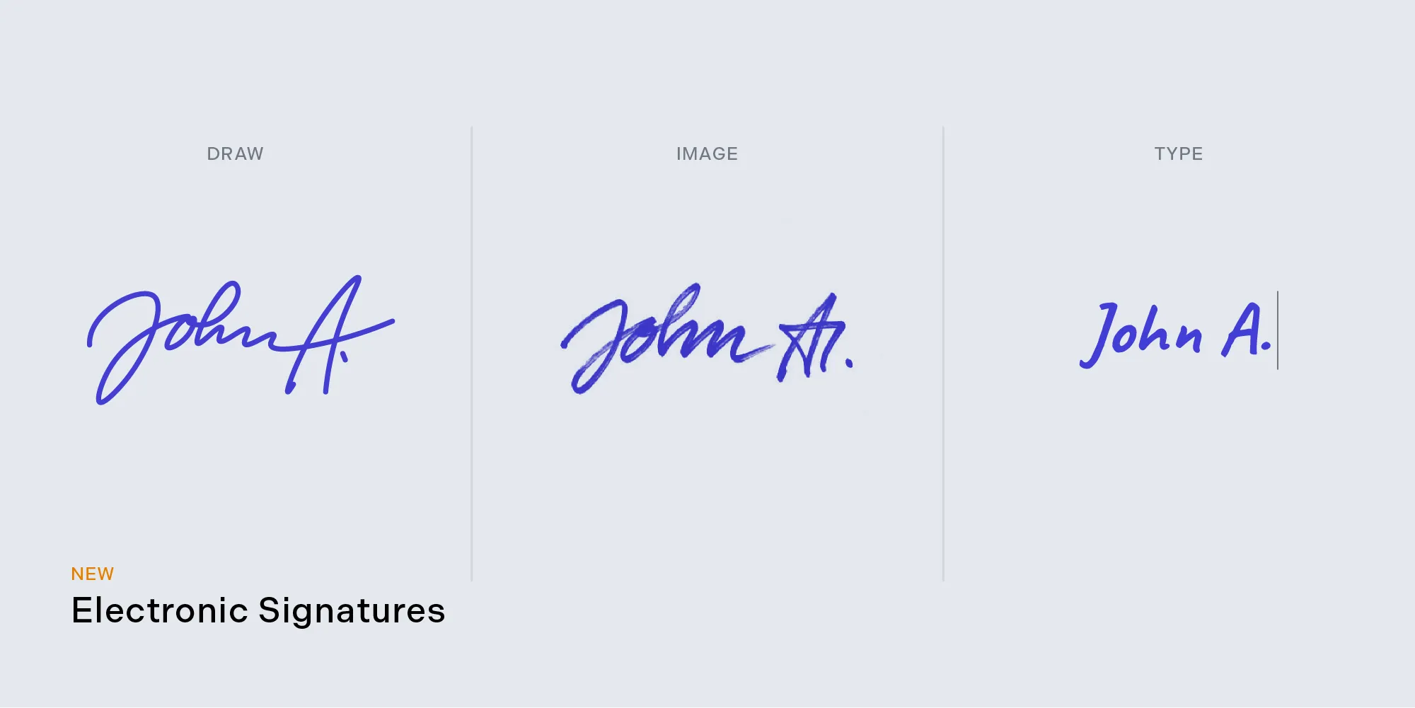 Electronic Signatures