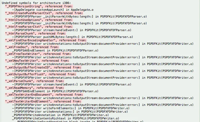 Error log