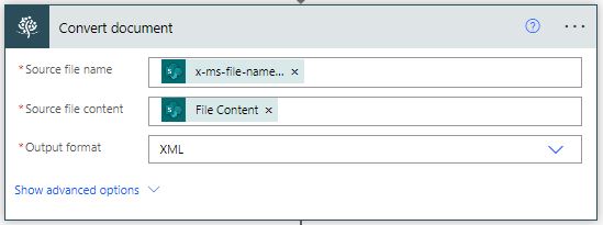 configure conversion settings