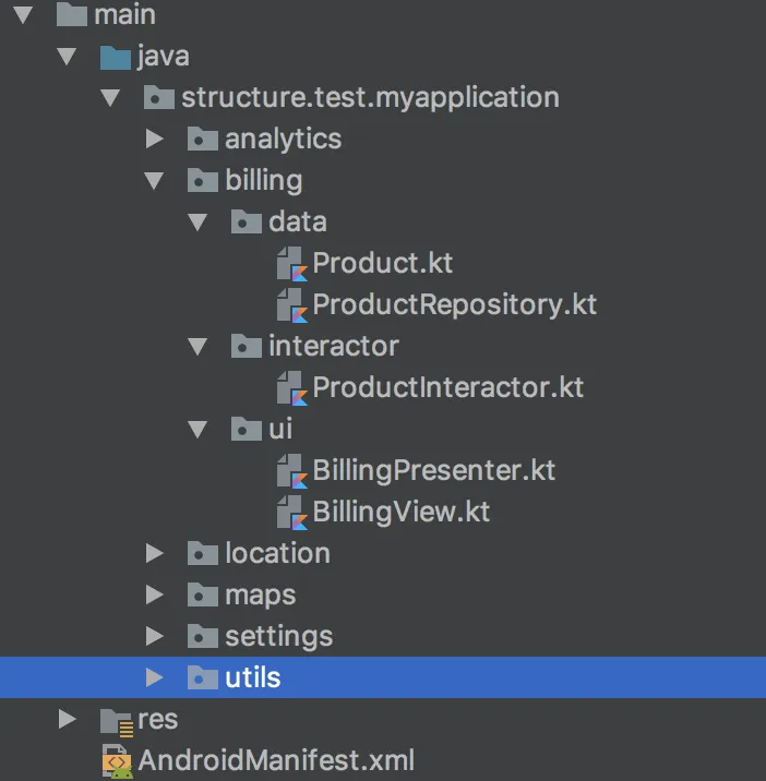 Useful folder structure