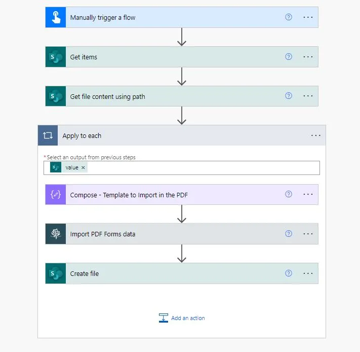 fill pdf form flow