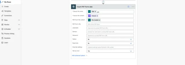import pdf form data