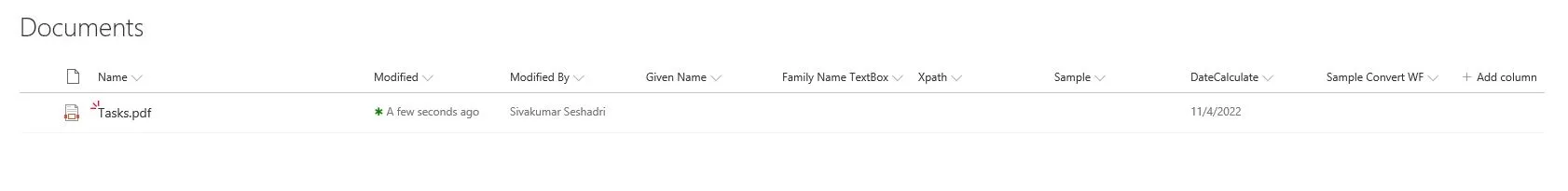 shared documents