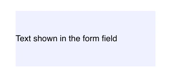 form annotation