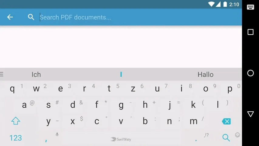 Full-text search in catalog app