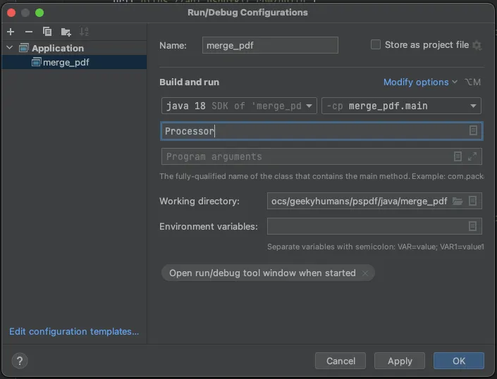 Merge PDFs Java API