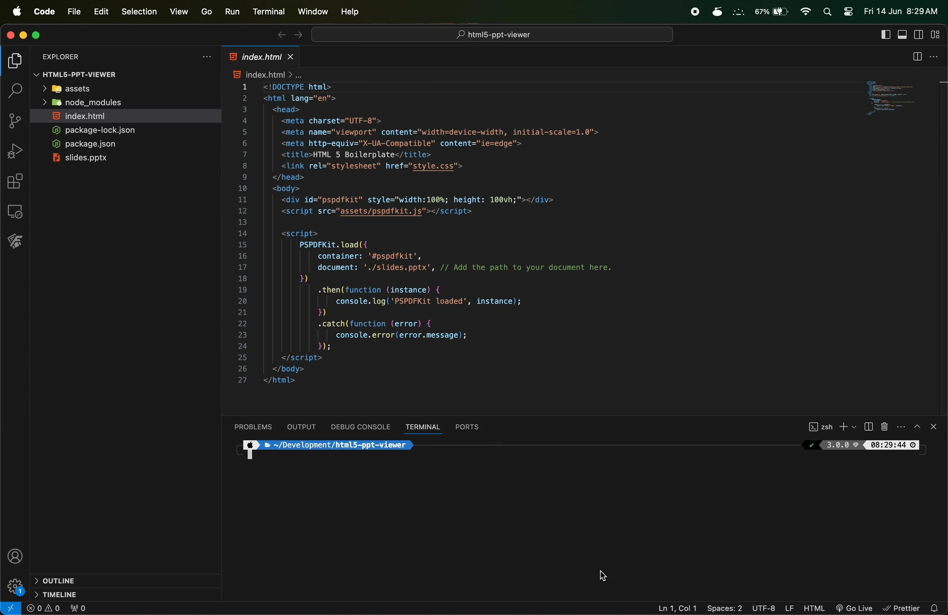 GIF showing the application running on a browser