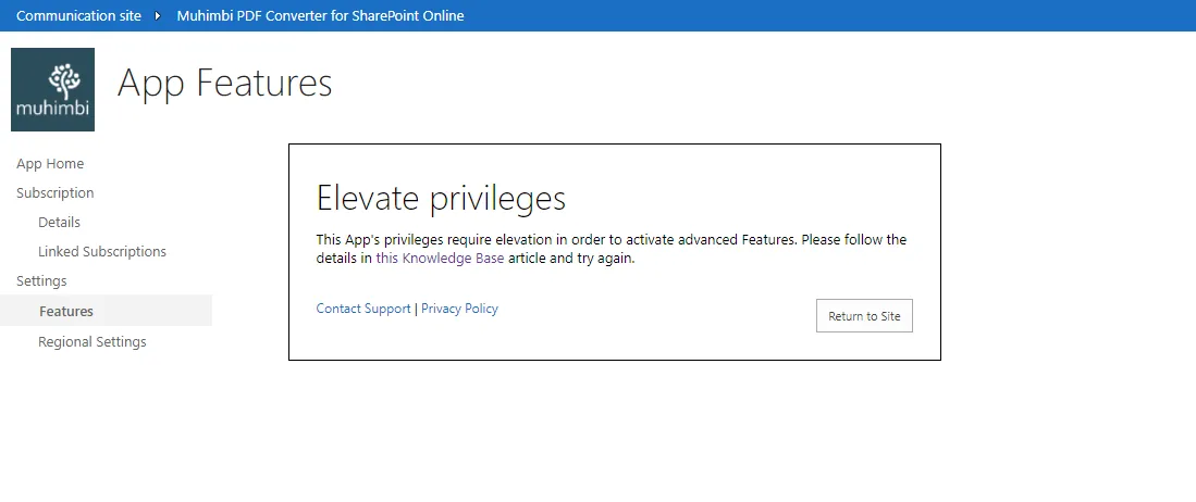 access advanced features