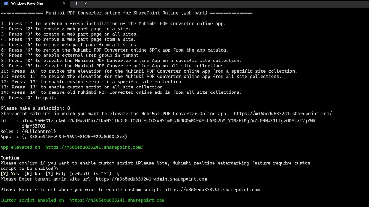 access advanced features full control