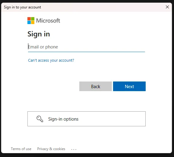 access advanced features authenticate