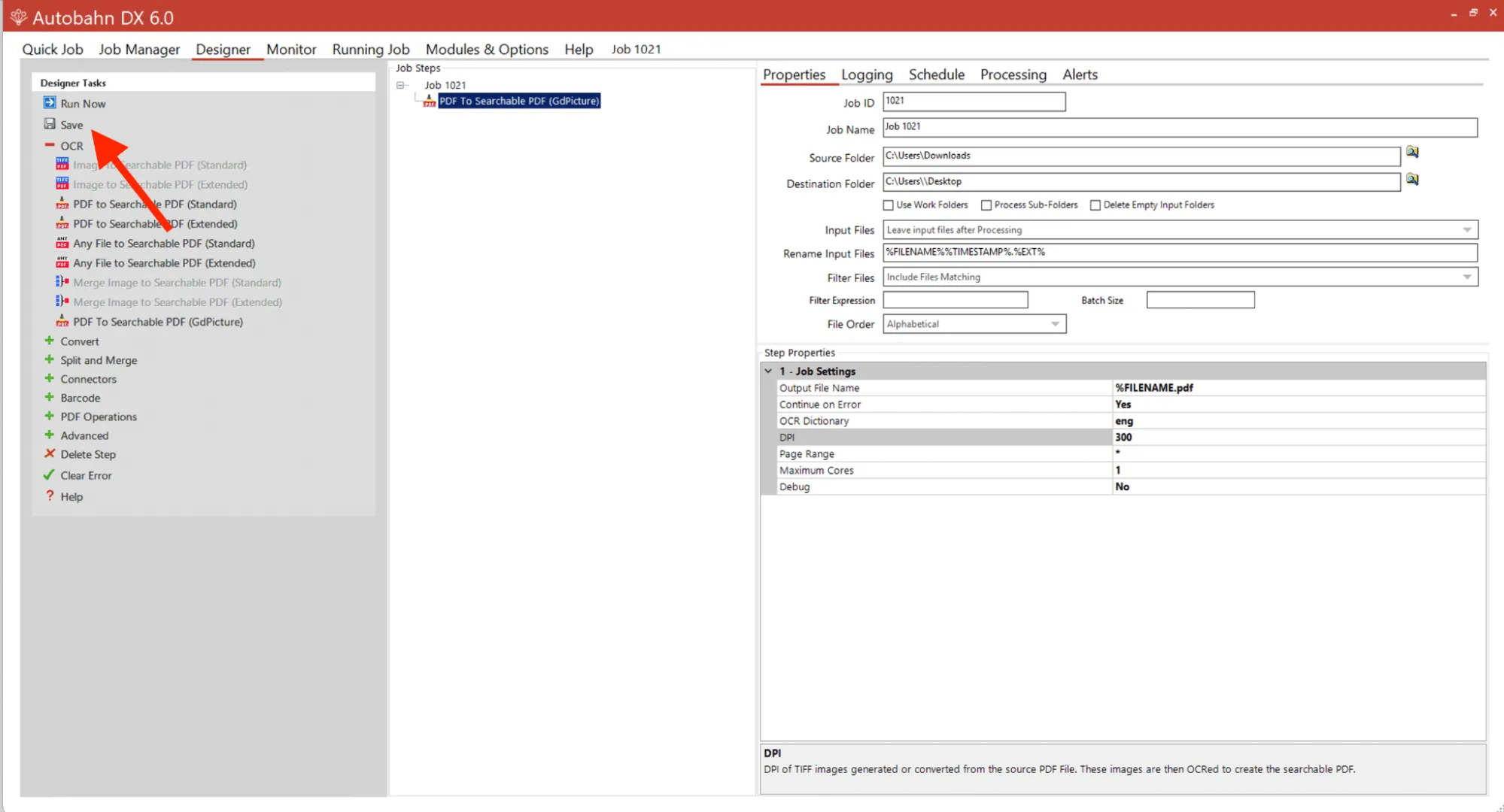 automatically ocr pdf