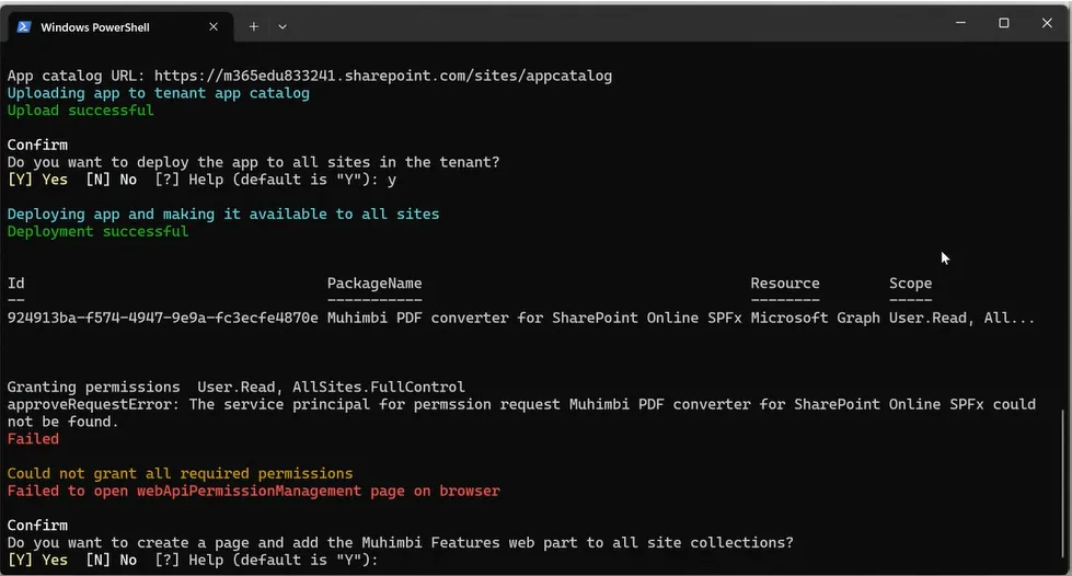 Installing the Document Converter for SharePoint Online