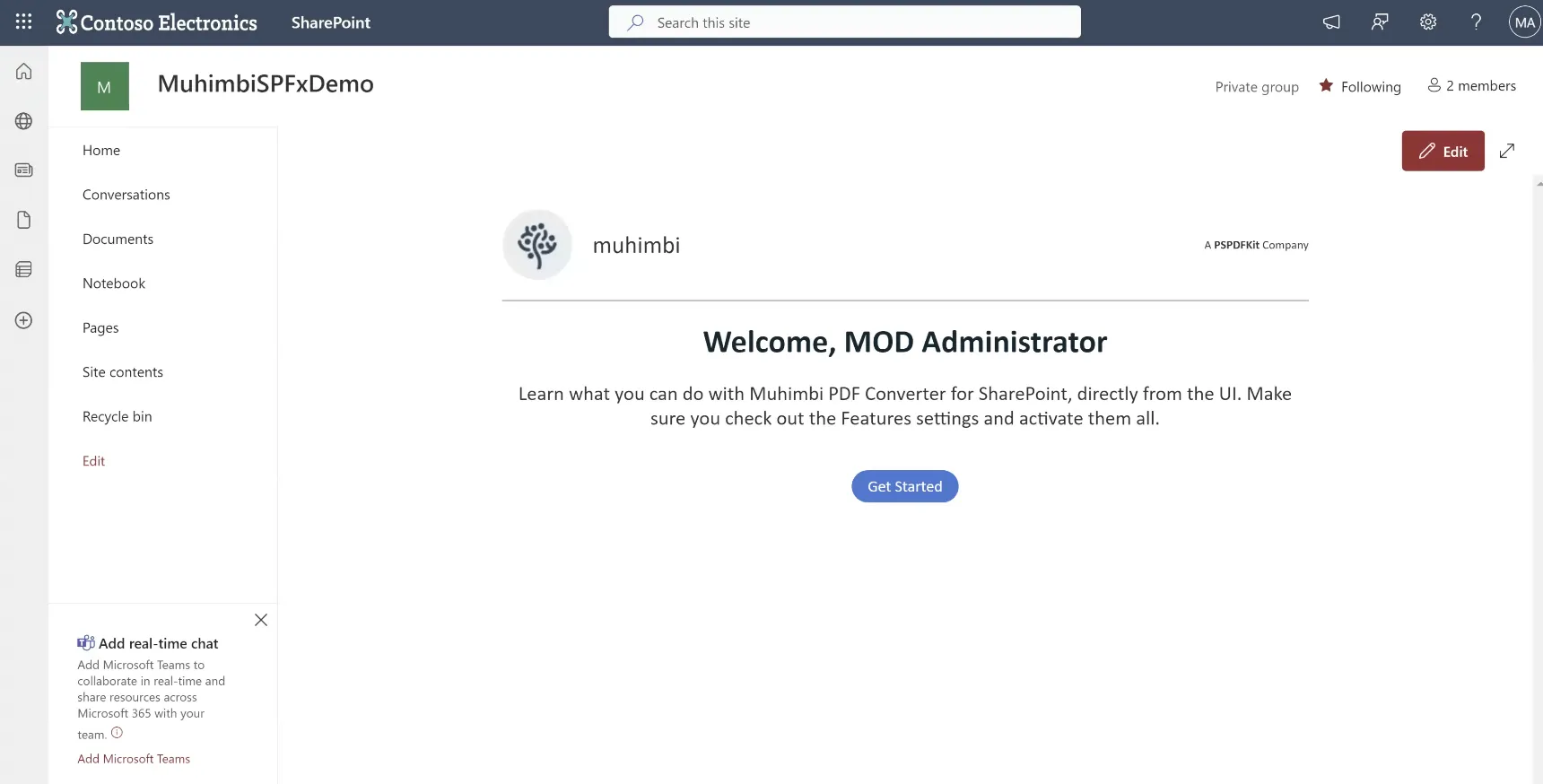 access advanced features SharePoint Online environment