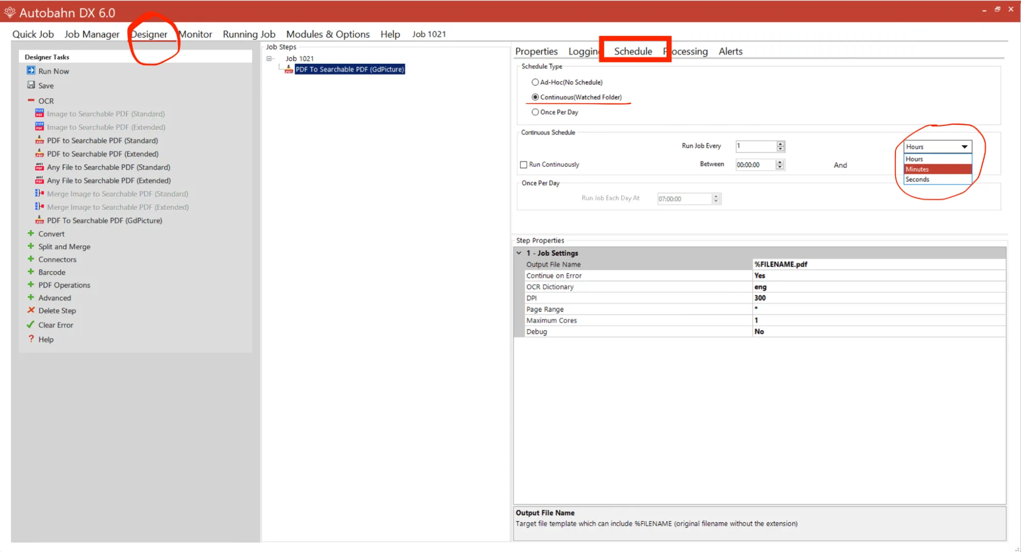 create searchable pdf