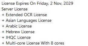 Core Count Displayed