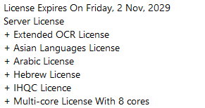 Core Count Displayed
