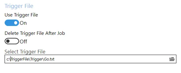 Trigger File