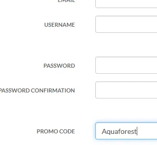 Rosette API registration page with signup form fields