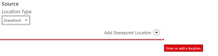 SharePoint Location