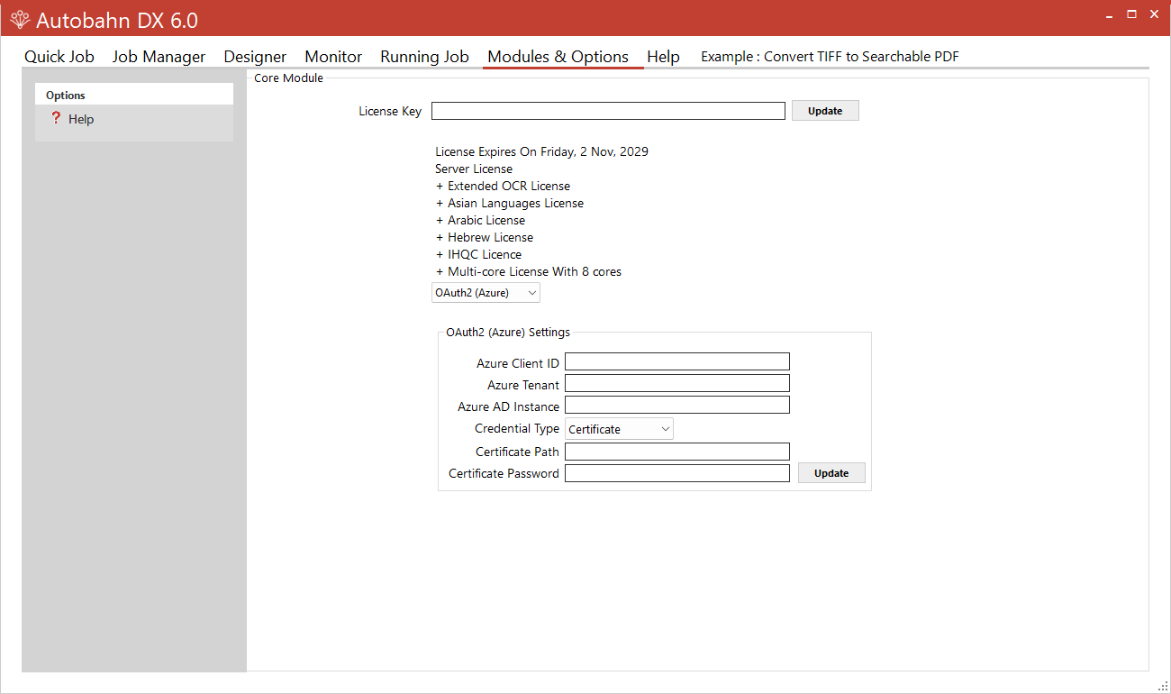 Configure Email Settings for OAuth2